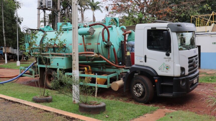 Prefeitura realiza ação inédita e desinfecção dos Reservatórios de Água