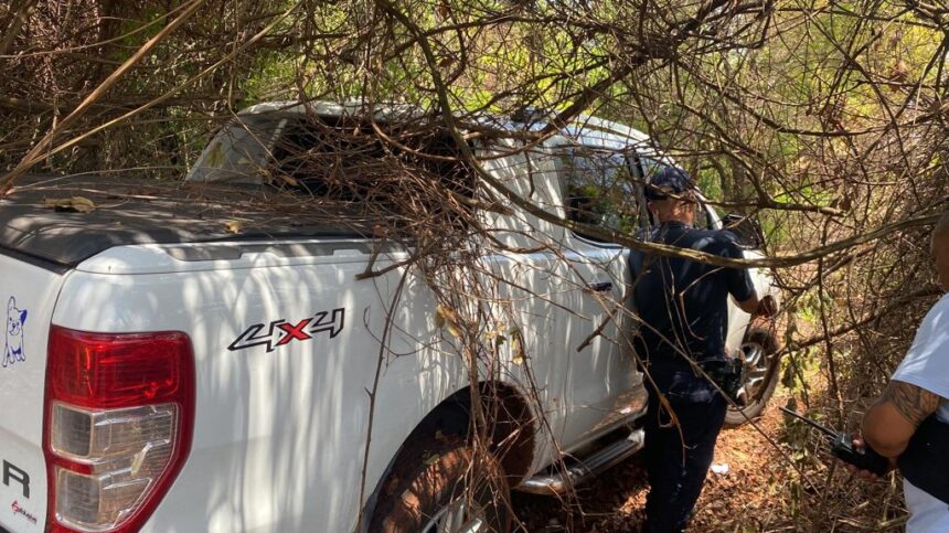 Secretaria de Segurança e GCM recuperam caminhonete que havia sido roubada