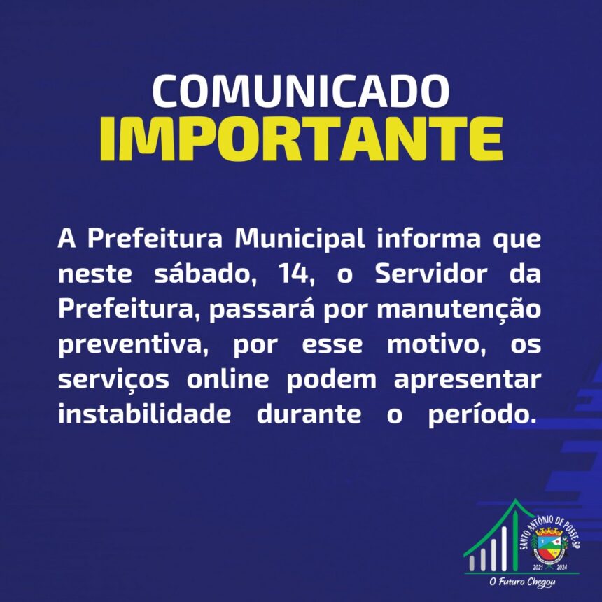 COMUNICADO IMPORTANTE