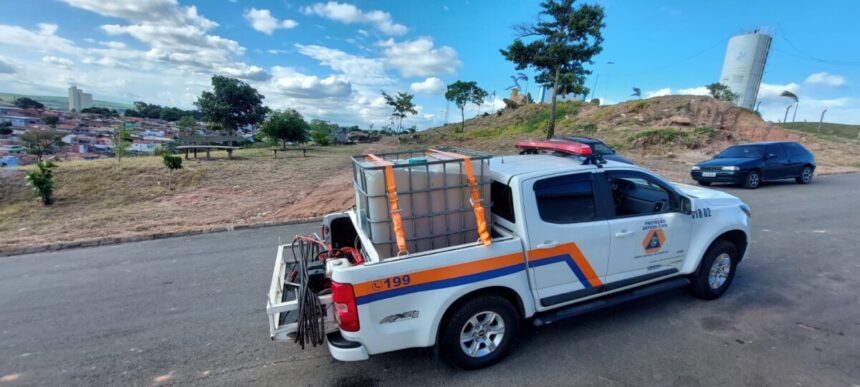 Brigada da Guarda Municipal controla foco de incêndio no Bela Vista